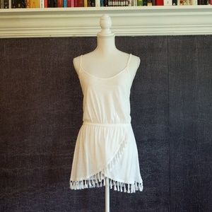Victoria's Secret White Tassel Swim Cover-up